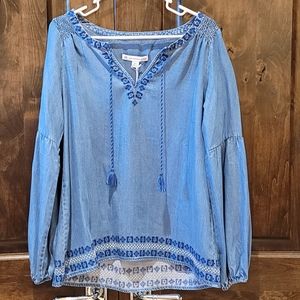 NWT Southern Tide embroidered LS top